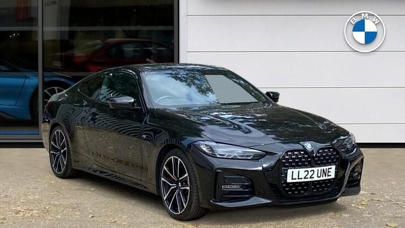 Black Used 2022 BMW 420 M Sport Coupe | £30,800 (Fair price) - Image 1/4