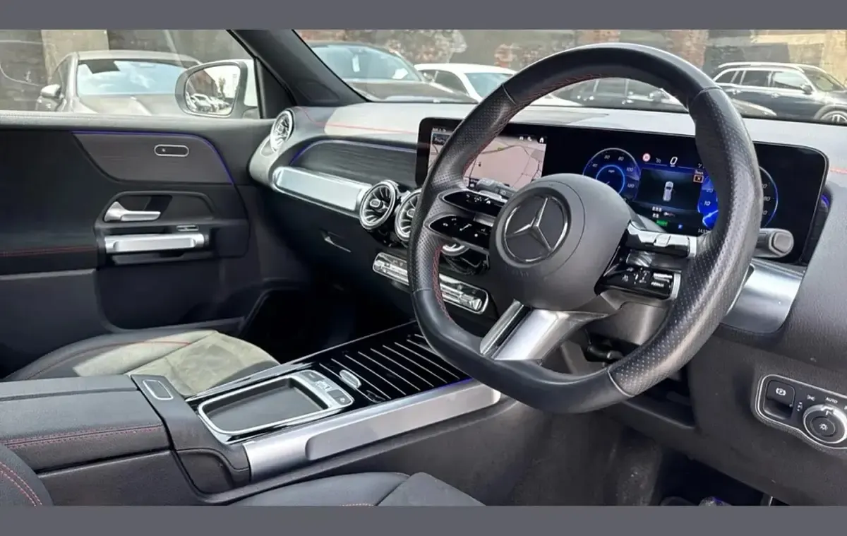 Used Mercedes EQB250+ AMG Line Premium 139 kW (190 HP) 2024 Moonstone white metallic SUV