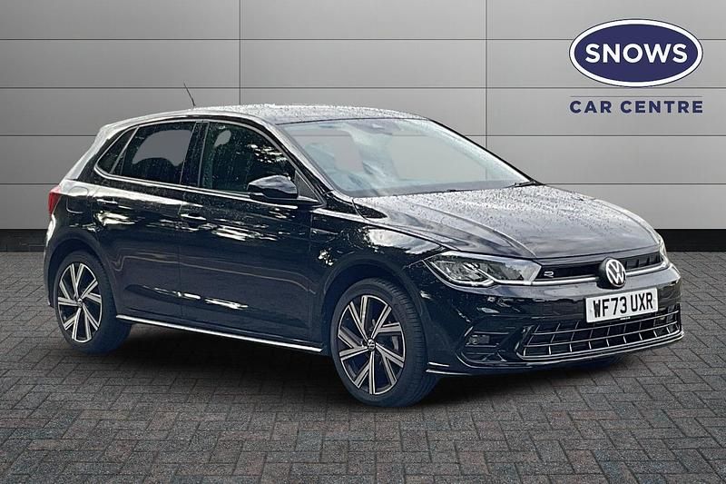 Black Used 2023 VW Polo R-line | £17,799 (Fair price) - Image 1/4