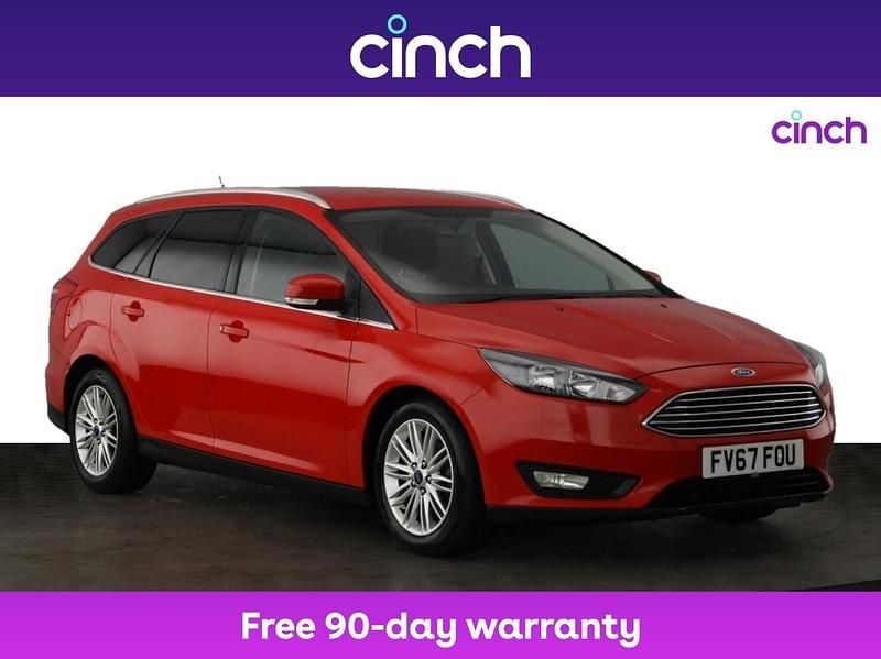 Red Used 2018 Ford Focus Zetec Estate | £8,449 (Good price) - Image 1/3