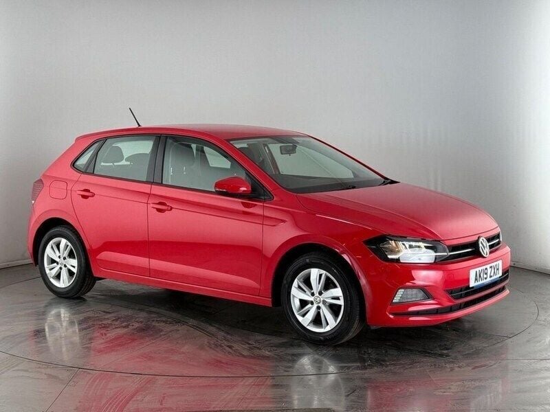 Red Used 2019 VW Polo SE Hatchback | £10,350 (Good price) - Image 1/3