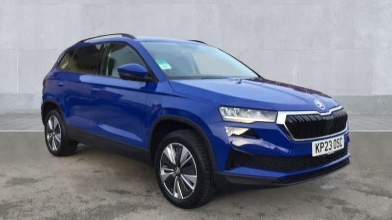 Blue Used 2023 Skoda Karoq SE Drive SUV | £20,249 (Good price) - Image 1/4
