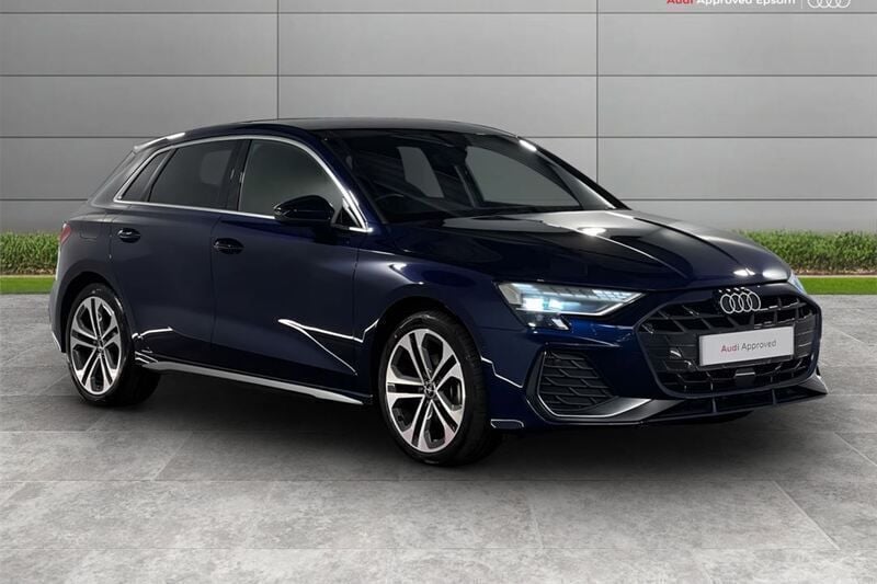 Blue Used 2024 Audi A3 S-Line Hatchback | £31,299 (Expensive) - Image 1/4