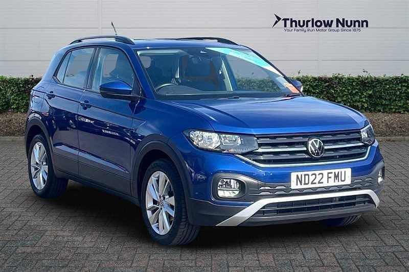 Blue Used 2022 VW T-Cross SE SUV | £17,899 (Fair price) - Image 1/4