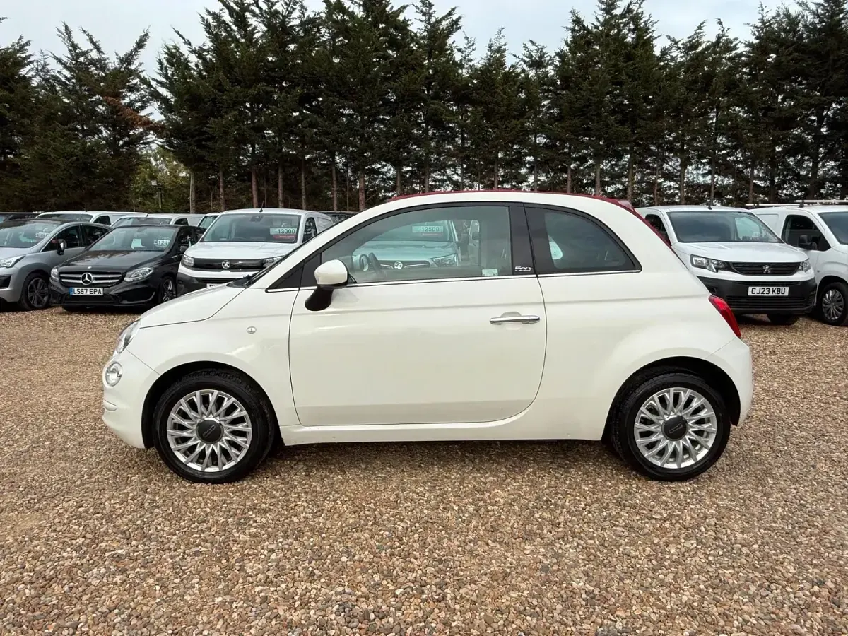 Used Fiat 500C Lounge 2019 White Cabriolet