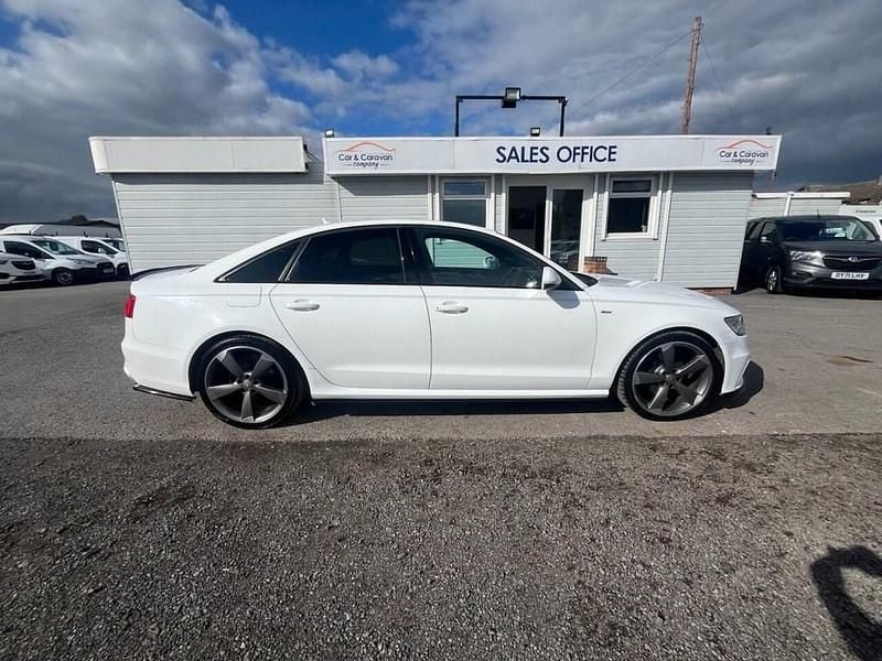 Used Audi A6 Black Edition 204 HP (150 kW) 2014 White Sedan