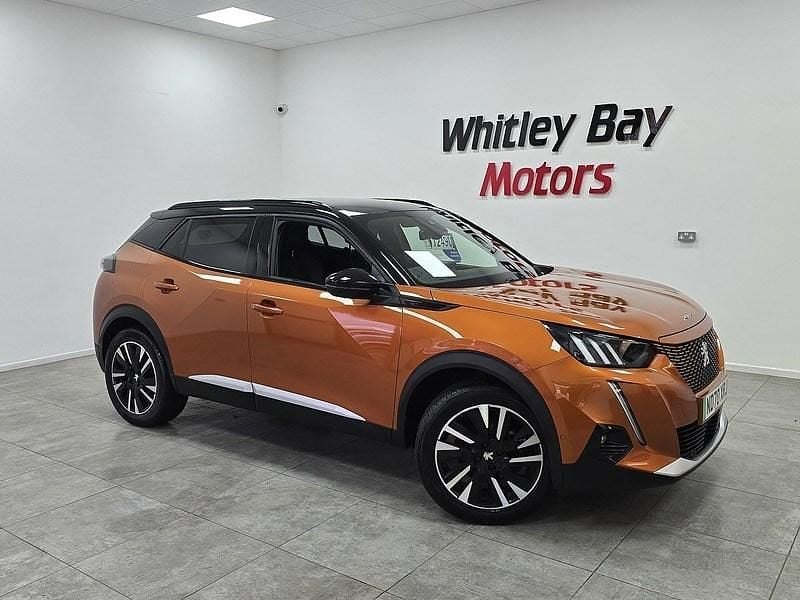 Used Peugeot e-2008 GT-line 2021 Orange SUV