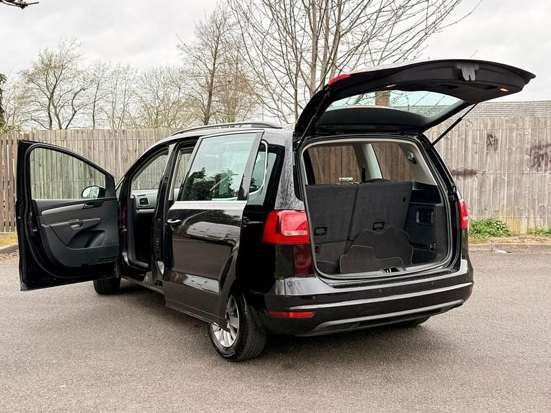 Used VW Sharan SE 177 HP (130 kW) 2014 Black MPV