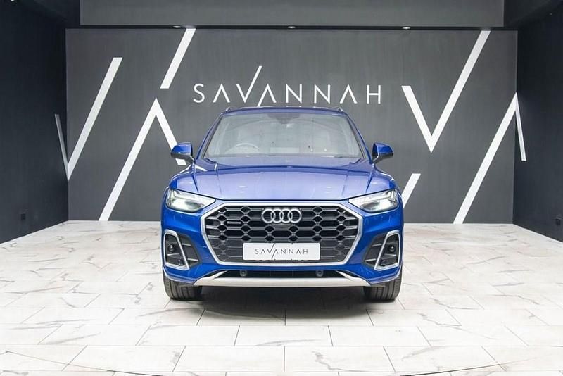Used Audi Q5 S-Line 204 HP (150 kW) 2022 Blue SUV