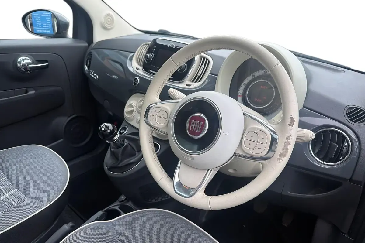 Used Fiat 500 Lounge 69 HP (50 kW) 2017 Grey Hatchback