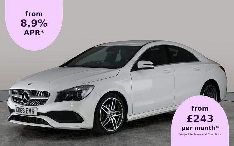 White Used 2019 Mercedes CLA180 AMG line Sedan | £14,622 (Super price) - Image 1/1