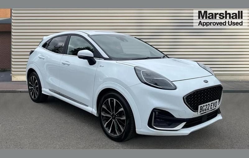 White Used 2022 Ford Puma ST-Line SUV | £14,682 (Fair price) - Image 1/4