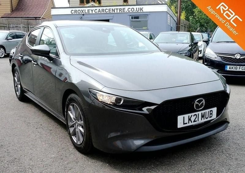 Grey Used 2021 Mazda 3 Hatchback | £15,790 (Good price) - Image 1/4