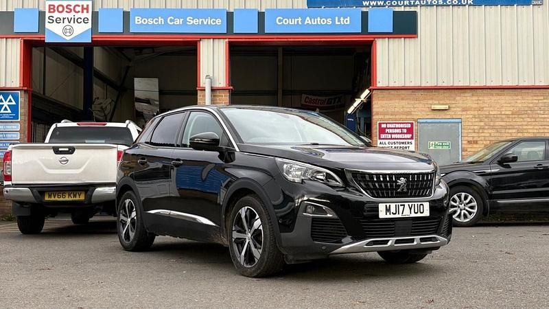Black Used 2017 Peugeot 3008 Allure Hatchback | £9,500 (Expensive) - Image 1/4