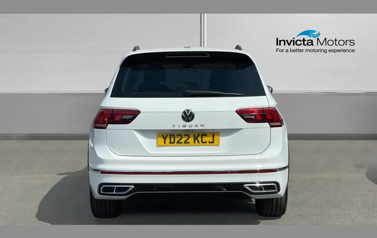 Used VW Tiguan R-line 150 HP (110 kW) 2022 White SUV