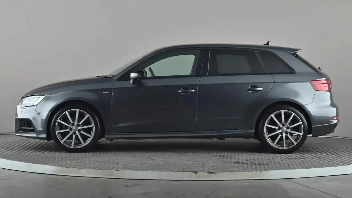 Used Audi A3 Black Edition 116 HP (85 kW) 2018 Grey Sedan