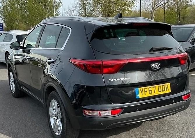Begagnad Kia Sportage 2017 Svart SUV
