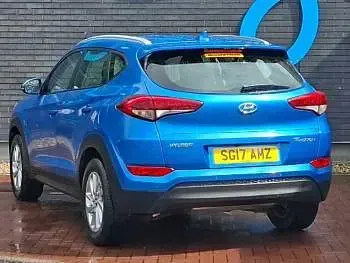 Used Hyundai Tucson SE 116 HP (85 kW) 2017 Blue SUV