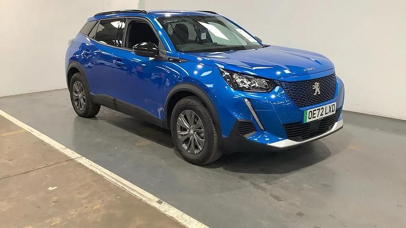 Blue Used 2022 Peugeot e-2008 Active+ SUV | £12,998 (Super price) - Image 1/3