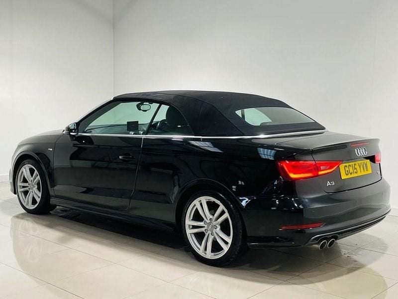 Used Audi A3 Cabriolet S-Line 150 HP (110 kW) 2015 Black Cabriolet