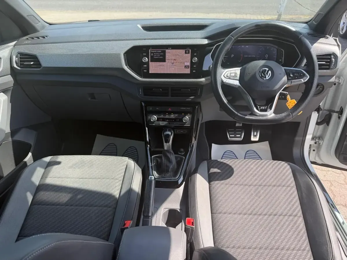 Used VW T-Cross R-line 95 HP (69 kW) 2019 White SUV