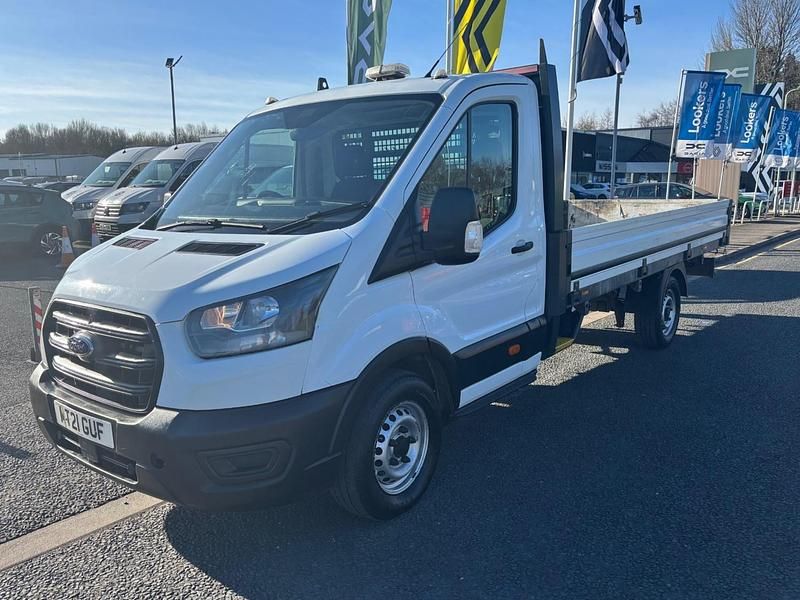 Used Ford Transit 130 HP (95 kW) 2021 White Cabriolet