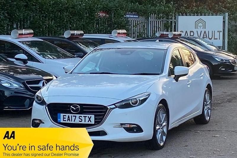 White Used 2017 Mazda 3 Inclusive Hatchback | £8,194 (Fair price) - Image 1/1