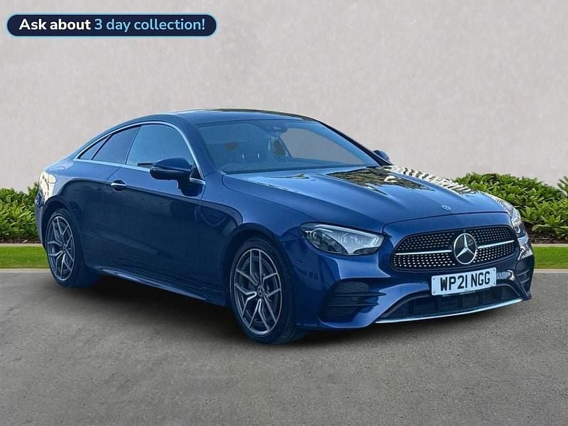 Blue Used 2021 Mercedes E220 AMG Line Premium Coupe | £27,639 (Fair price) - Image 1/4