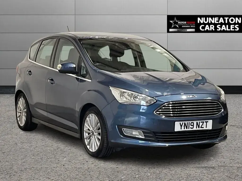 Begagnad Ford C-MAX Titanium 120 HK (88 kW) 2019 Blå Minibuss