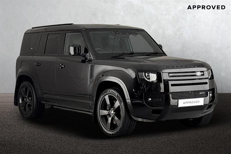 Santorini black Used 2023 Land Rover Defender HSE Dynamic SUV | £62,695 (Fair price) - Image 1/4