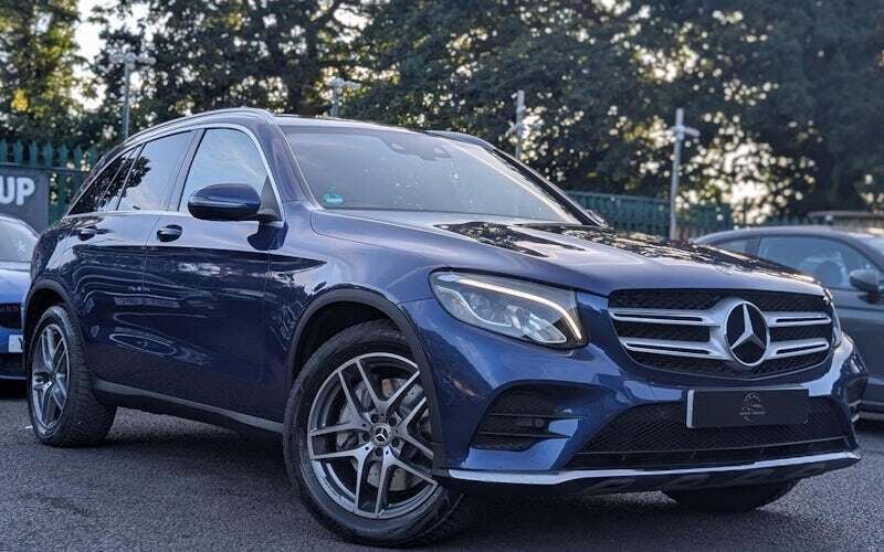 Blue Used 2018 Mercedes GLC220 AMG line Estate | £17,688 (Good price) - Image 1/3