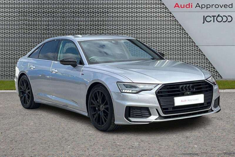 Silver Used 2023 Audi A6 Black Edition Sedan | £33,471 (Fair price) - Image 1/4