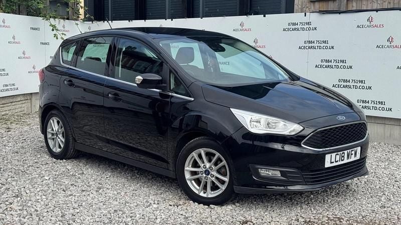 Black Used 2018 Ford C-MAX Zetec MPV | £6,595 (Fair price) - Image 1/4