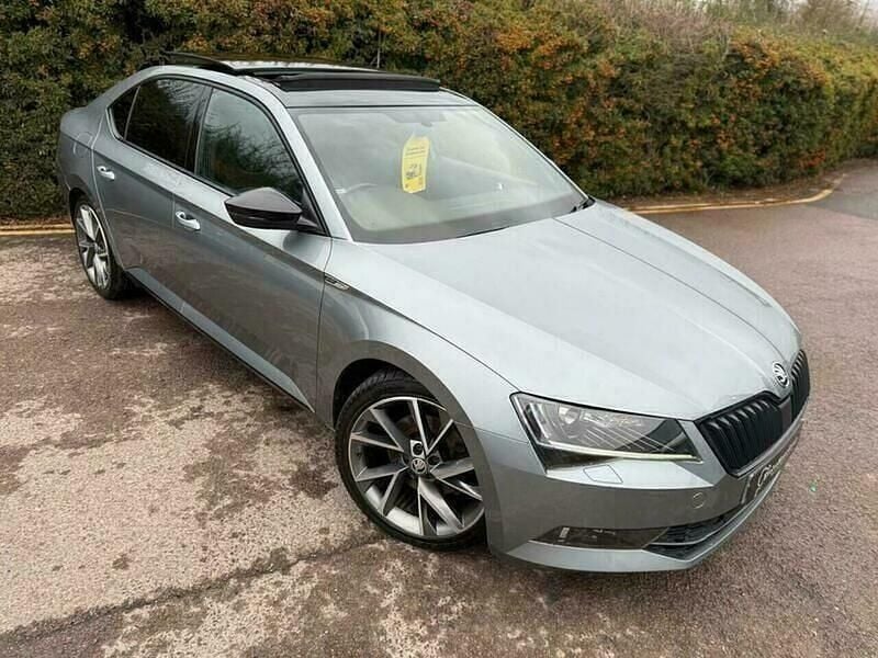 Used Skoda Superb SportLine 220 HP (161 kW) 2017 Grey Hatchback