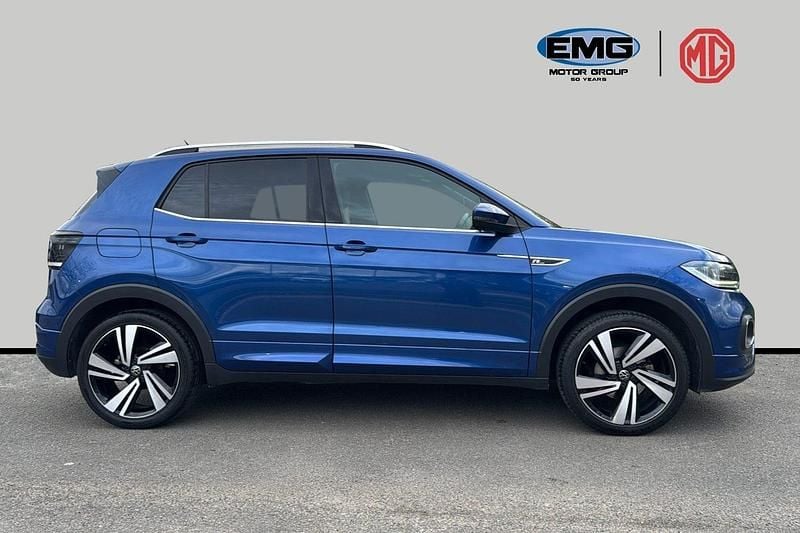 Used VW T-Cross R-line 110 HP (80 kW) 2022 Blue SUV