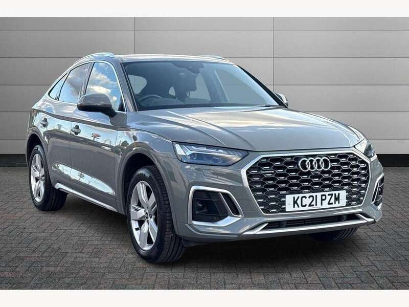 Grey Used 2021 Audi Q5 Sportback S-Line SUV | £32,450 (Fair price) - Image 1/4