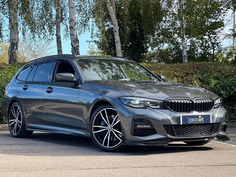 Grey Used 2021 BMW 320e M Sport Estate | £17,995 (Good price) - Image 1/4