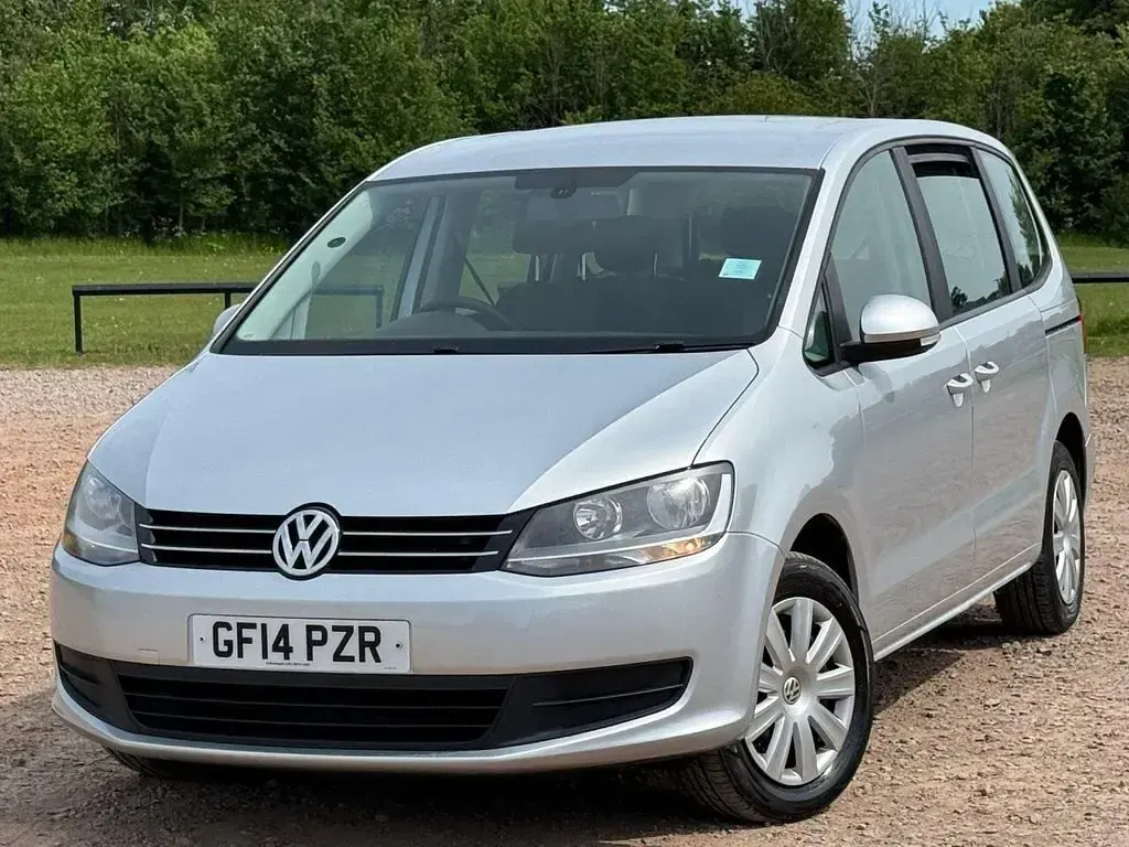 Used VW Sharan S 140 HP (102 kW) 2014 Silver MPV