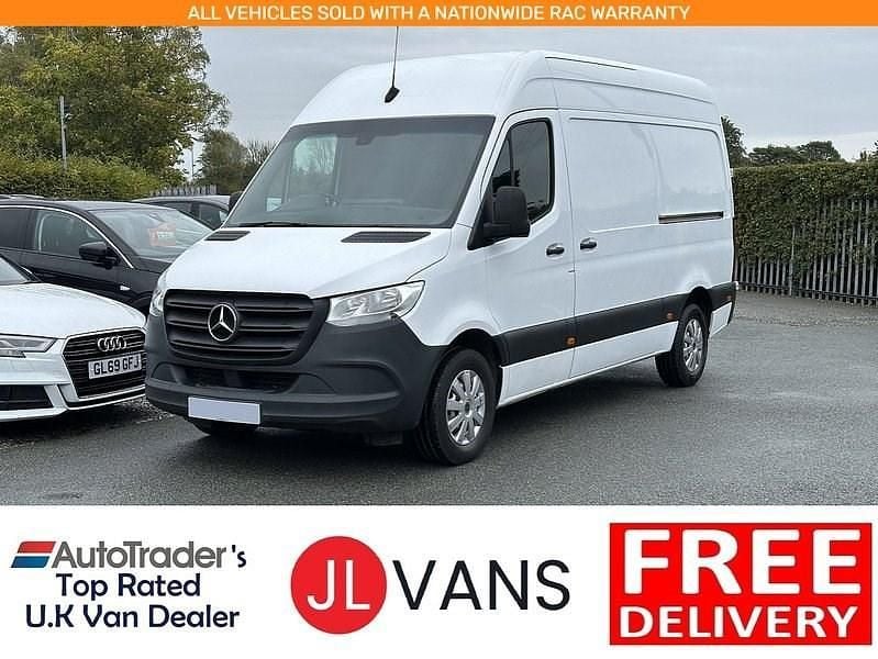 Begagnad Mercedes Sprinter Premium 150 HK (110 kW) 2023 Vit Van