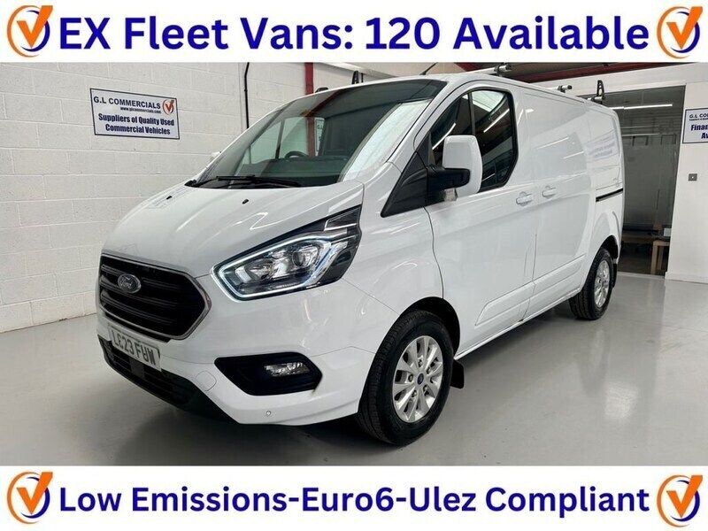 White Used 2023 Ford Transit Custom Limited | £18,488 (Fair price) - Image 1/3