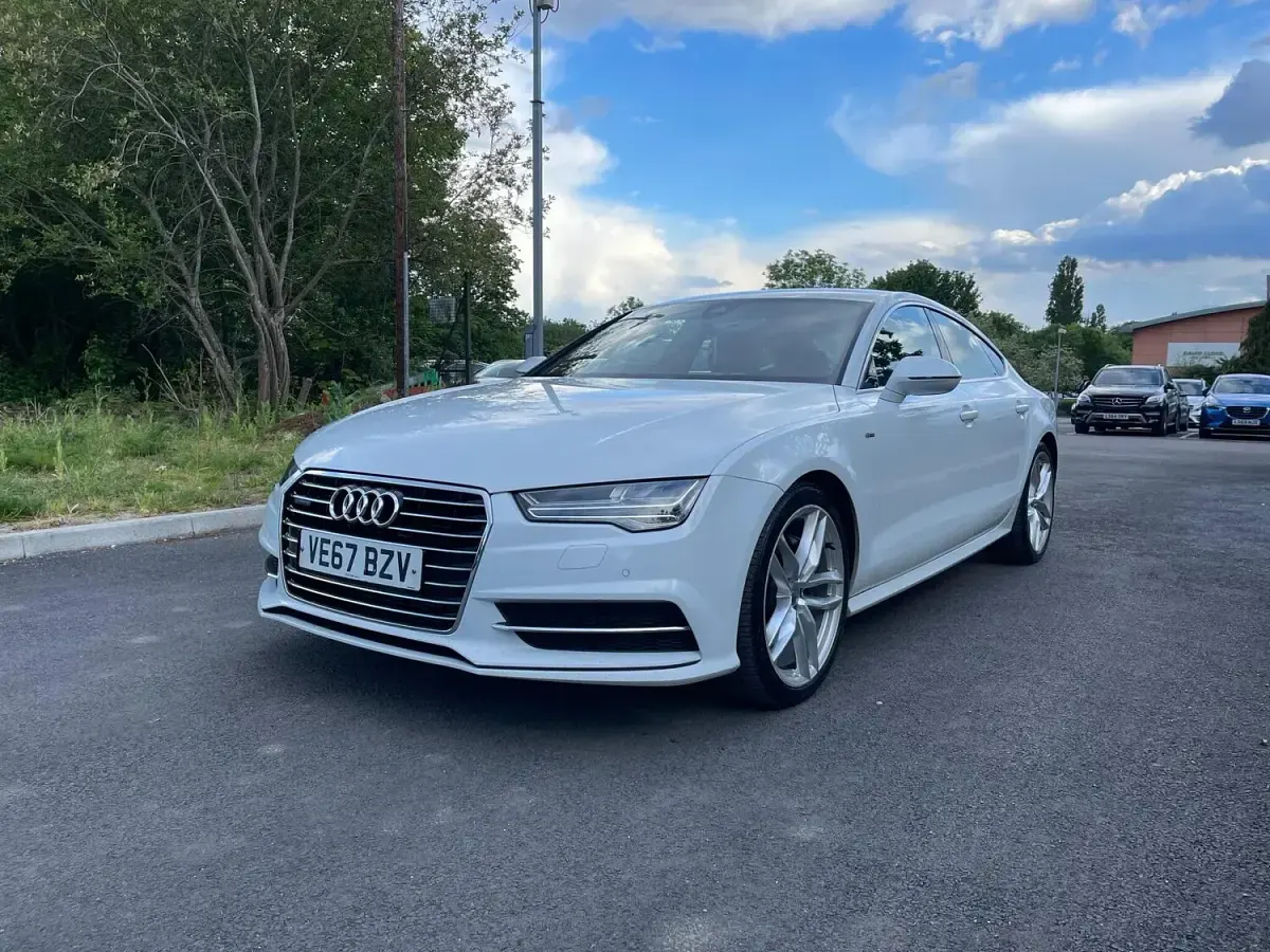 Used Audi A7 Black Edition 2017 White Hatchback