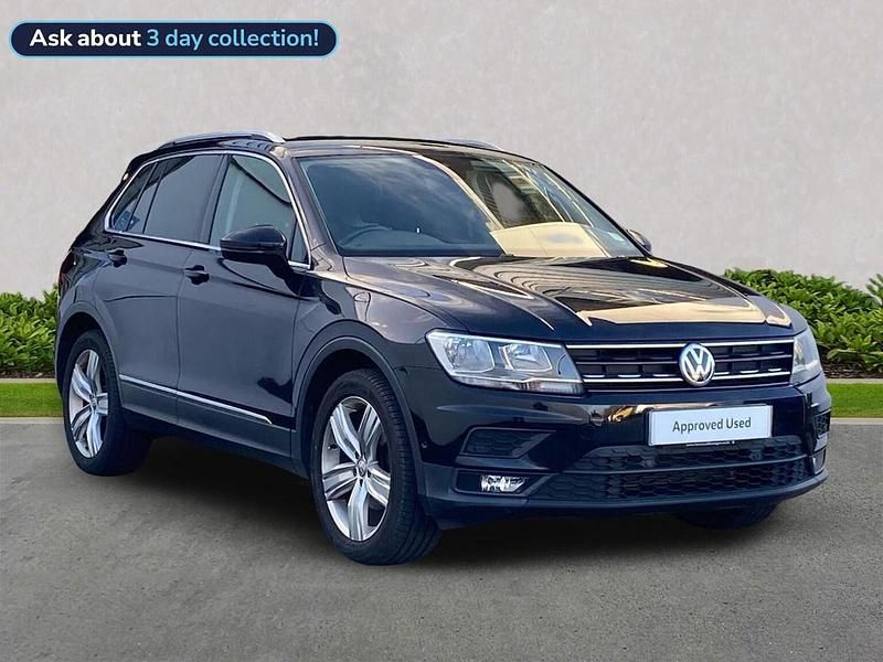 Black Used 2020 VW Tiguan Match SUV | £18,269 (Fair price) - Image 1/2