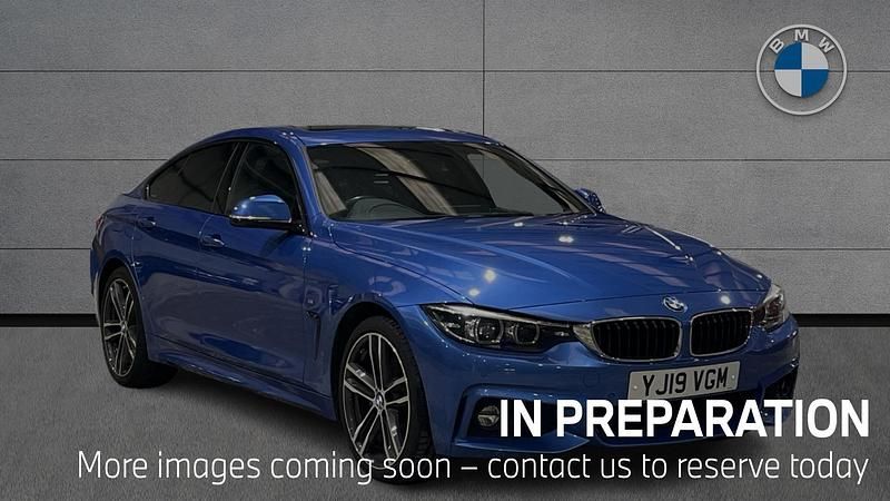 Blue Used 2019 BMW 420 Gran Coupé M Sport Coupe | £19,950 (Fair price) - Image 1/4