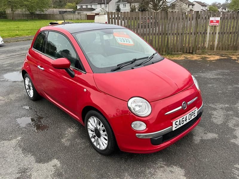 Usado Fiat 500 Lounge 69 HP (50 kW) 2014 Vermelho Citadino