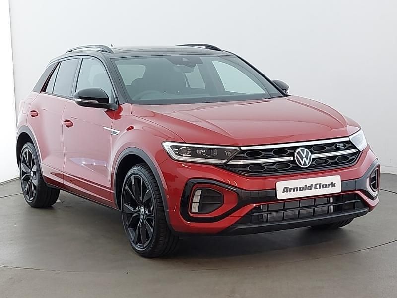 Red New 2025 VW T-Roc Black Edition SUV | £34,395 (Fair price) - Image 1/4