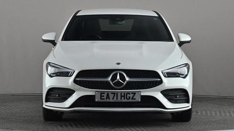 Used Mercedes CLA250e AMG Line Premium 218 HP (160 kW) 2021 White Sedan