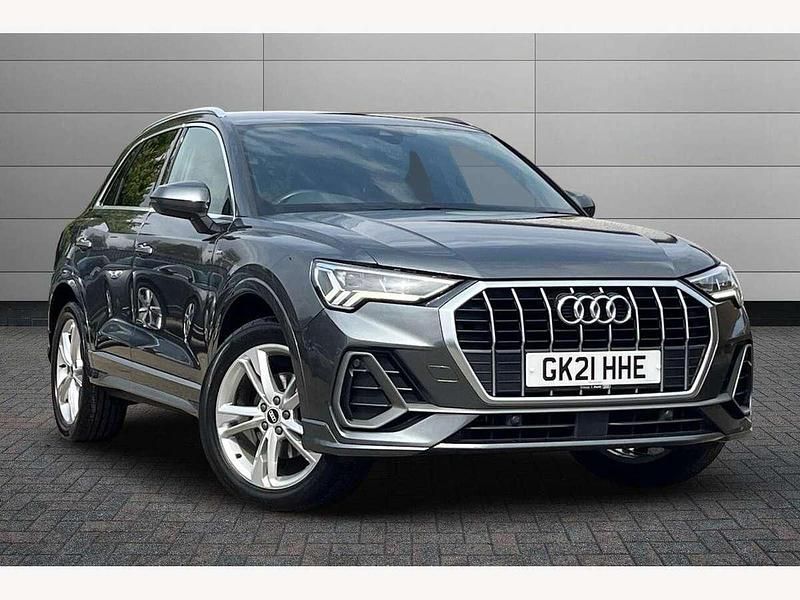 Grey Used 2021 Audi Q3 S-Line SUV | £20,150 (Fair price) - Image 1/4