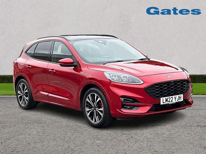 Red Used 2022 Ford Kuga ST-Line X SUV | £21,699 (Expensive) - Image 1/4