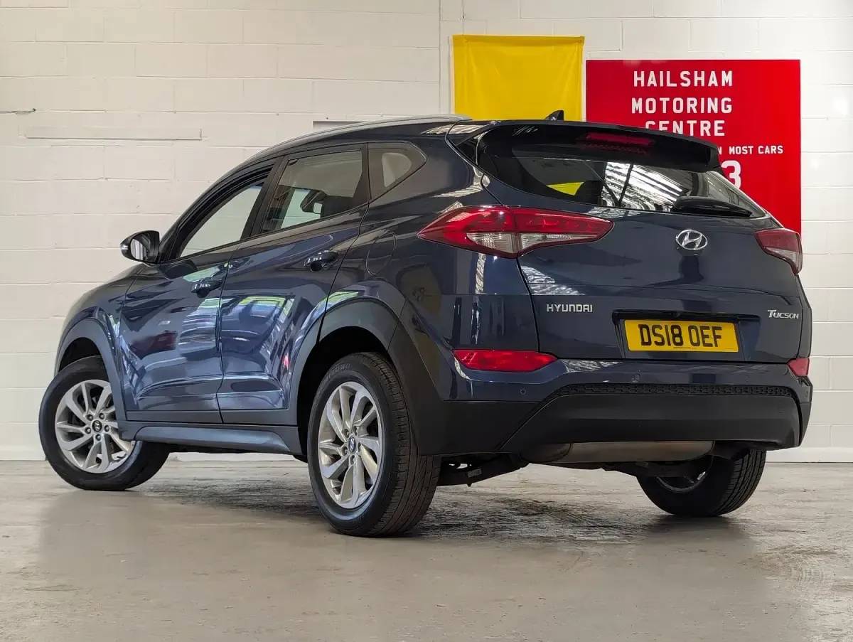 Used Hyundai Tucson SE 177 HP (130 kW) 2018 Blue SUV