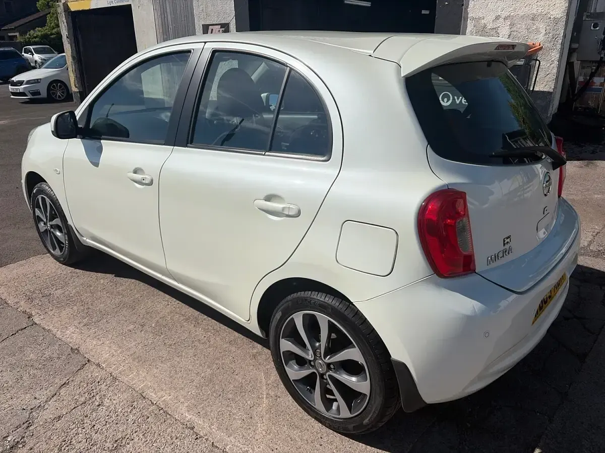 Used Nissan Micra Tekna 2015 White Hatchback